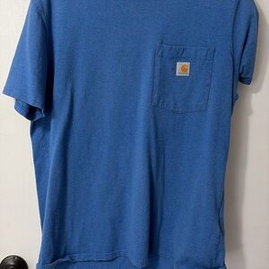 Carhartt Men's Short Sleeve Blue Tee